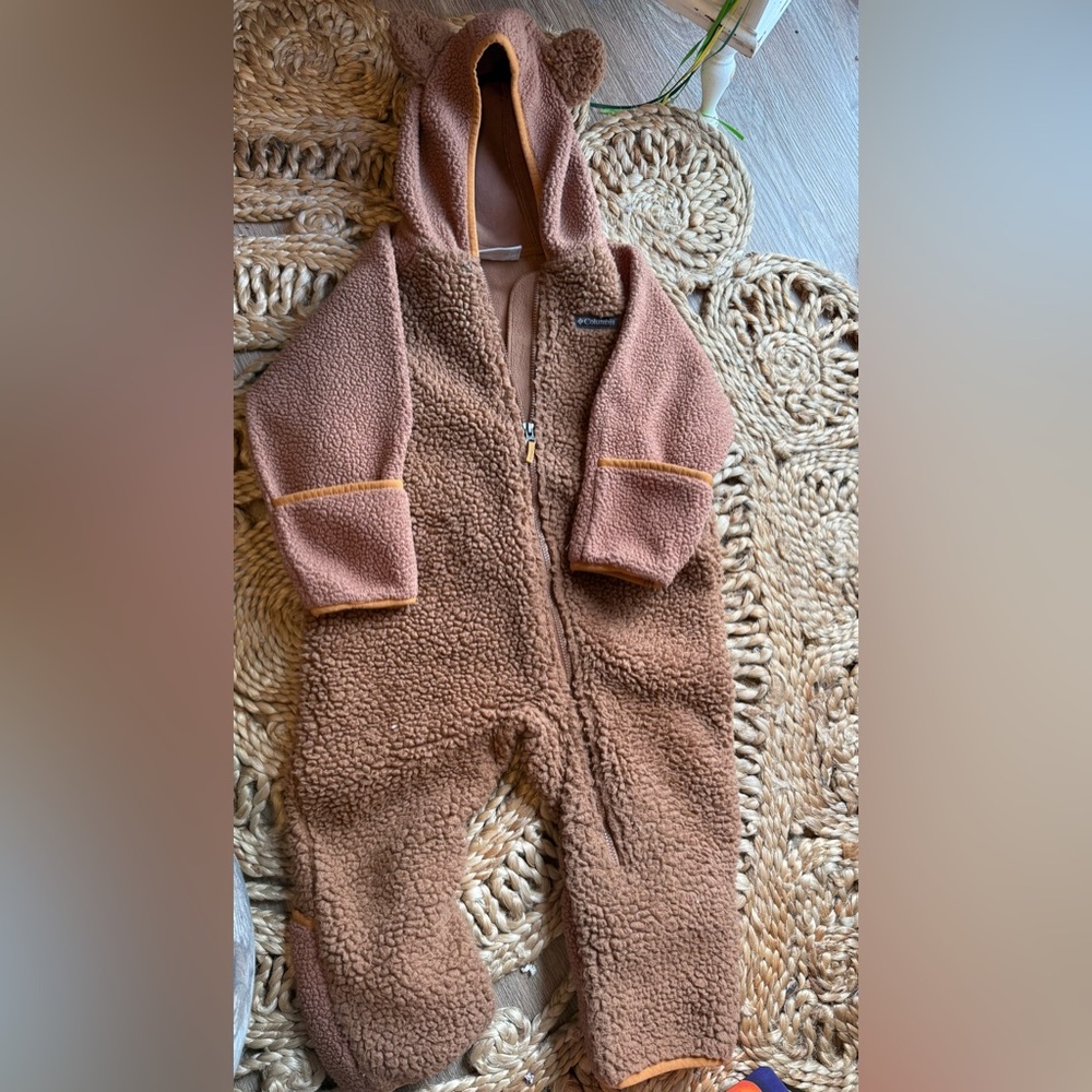 Columbia Kids Tan‎ Fleece Footie